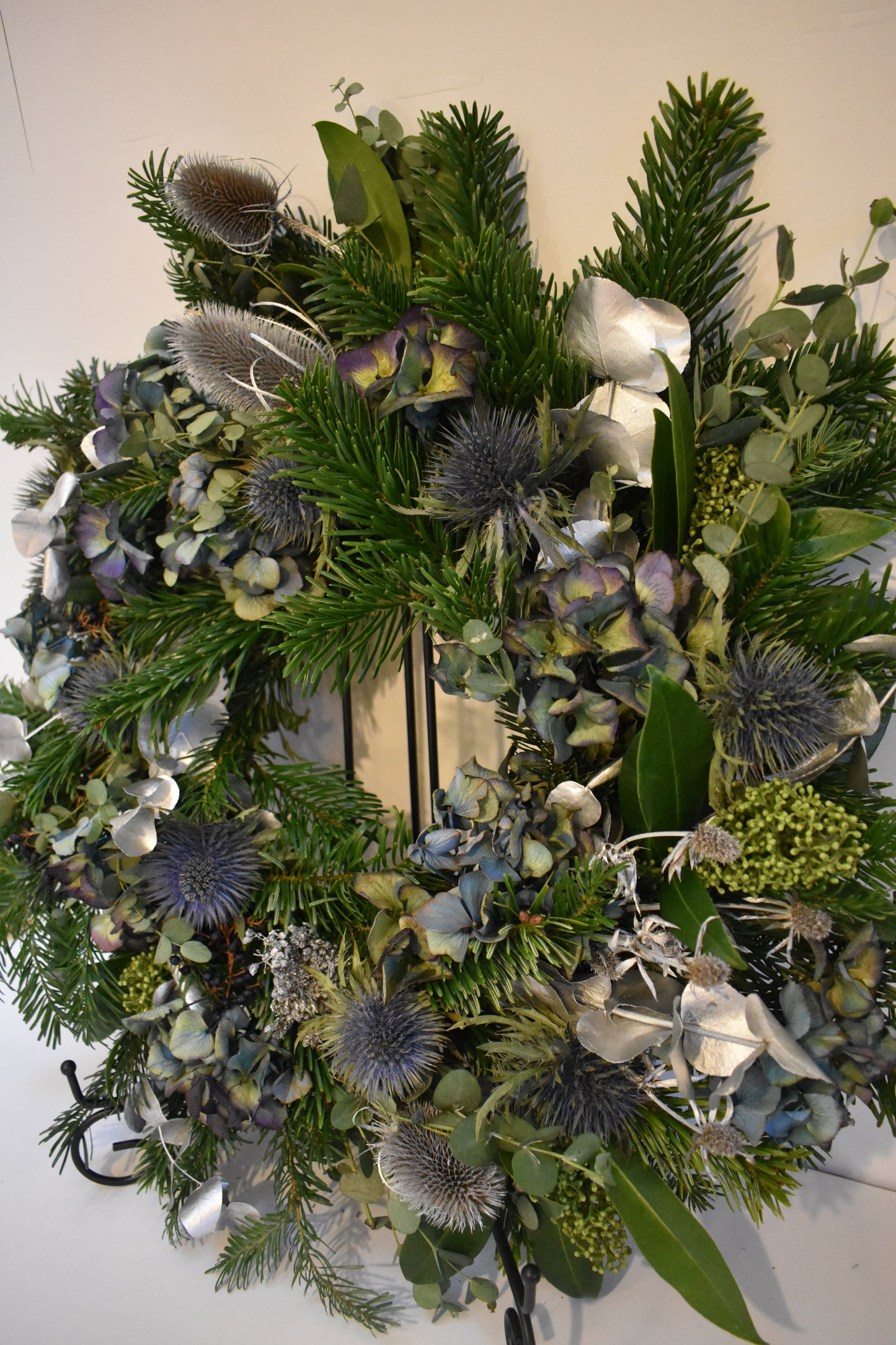 Blue Christmas Wreath