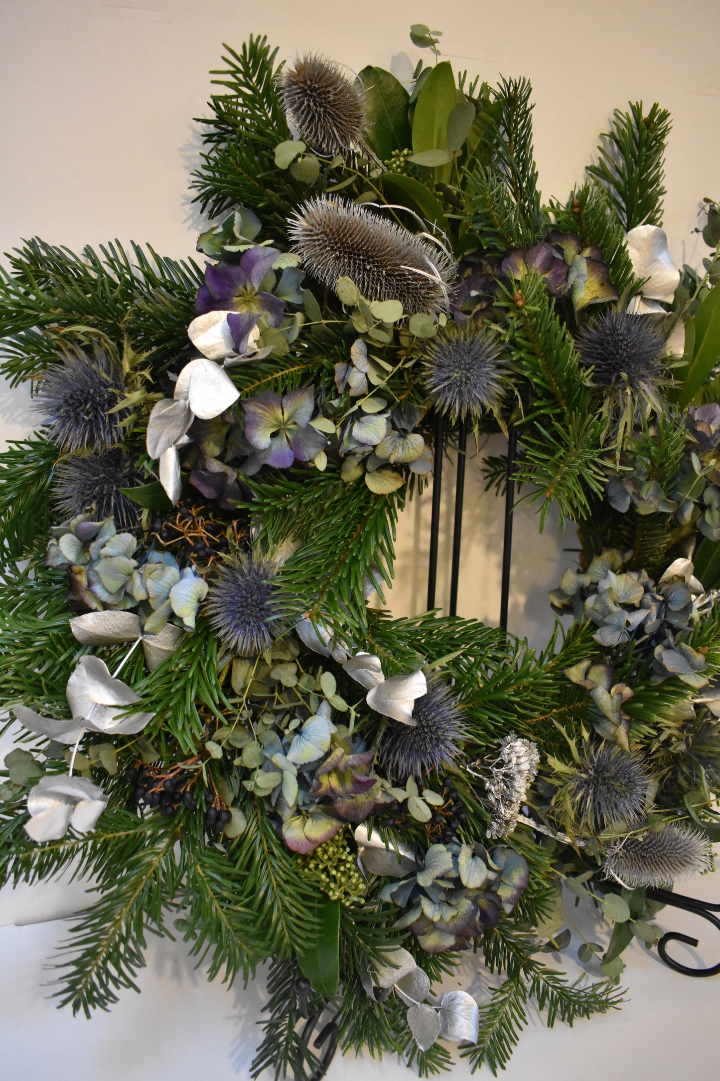 Blue Christmas Wreath